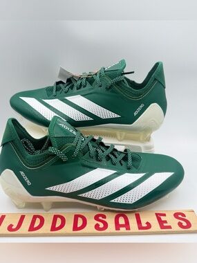 Adidas Adizero Electric .1 Football Cleats Green White IF1916 Men’s Size 11 NWT